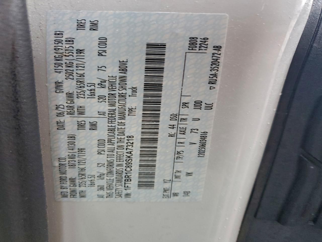 2025 Ford Transit T-250