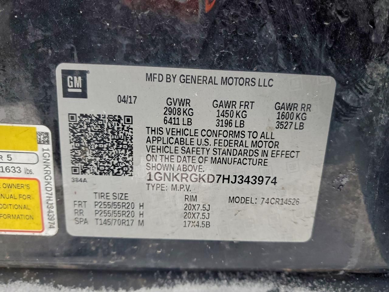 2017 Chevrolet Traverse lt