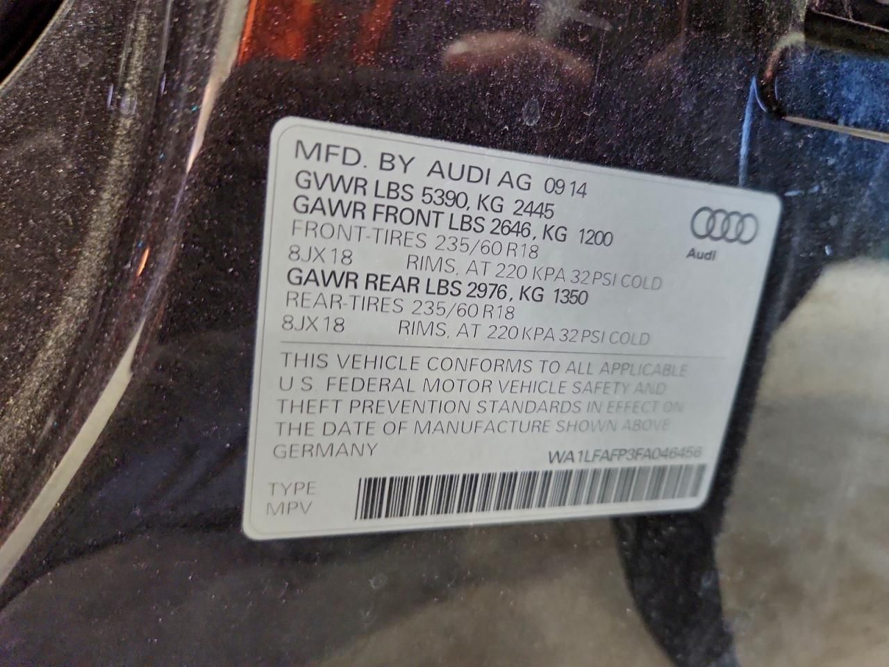 2015 Audi Q5 Premium Plus