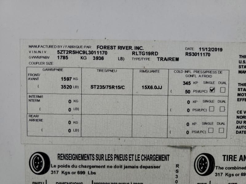 2020 Sandstorm 2020 Forest River Forest RIV