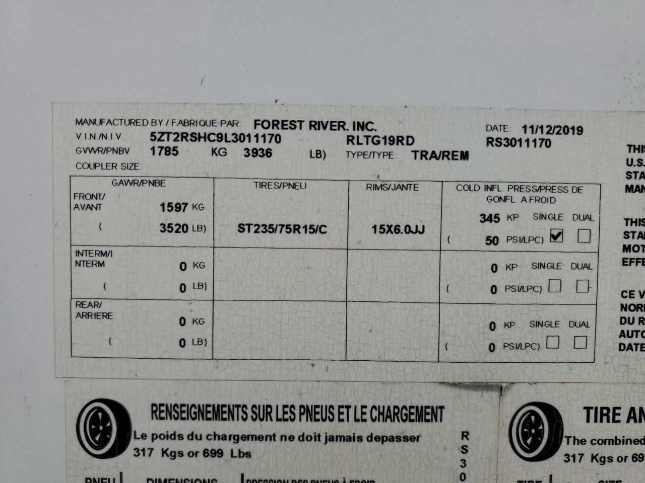 2020 Sandstorm 2020 Forest River Forest RIV