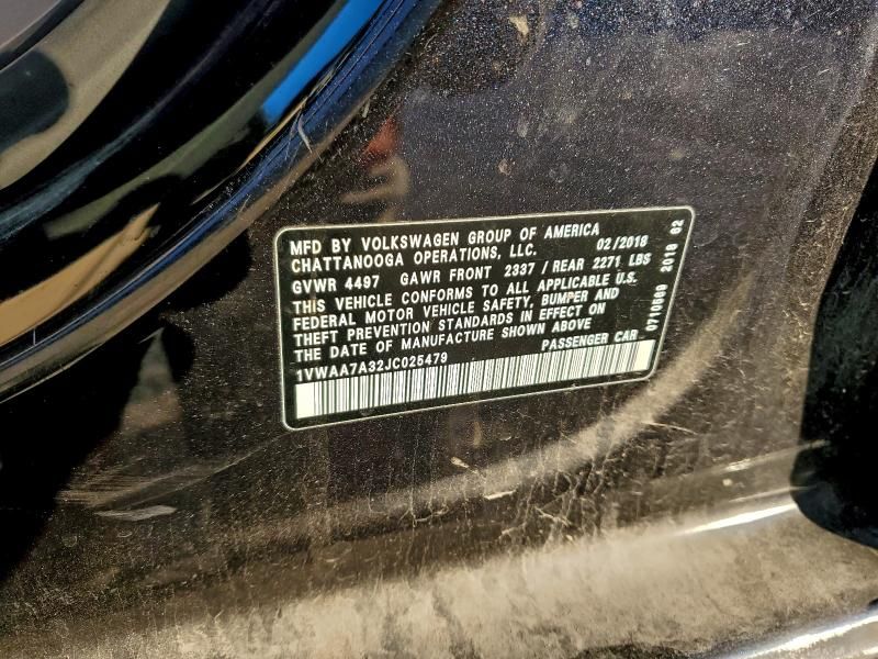 2018 Volkswagen Passat s