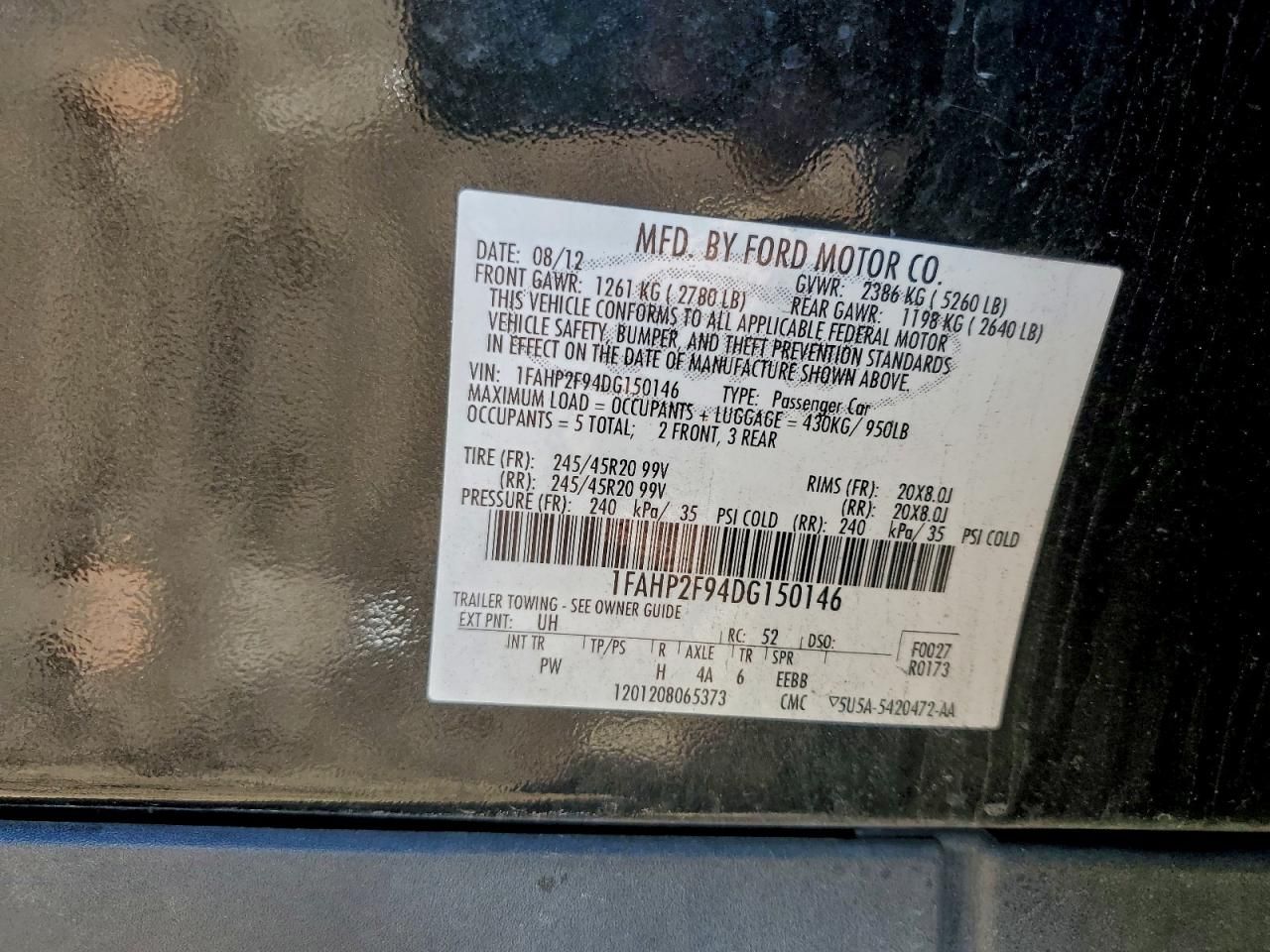 2013 Ford Taurus Limited