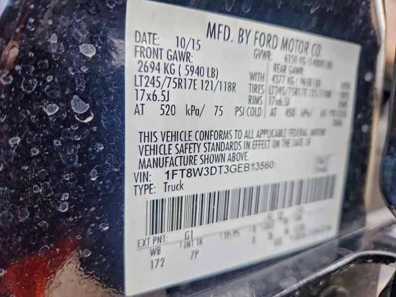 2016 Ford F350 Super Duty