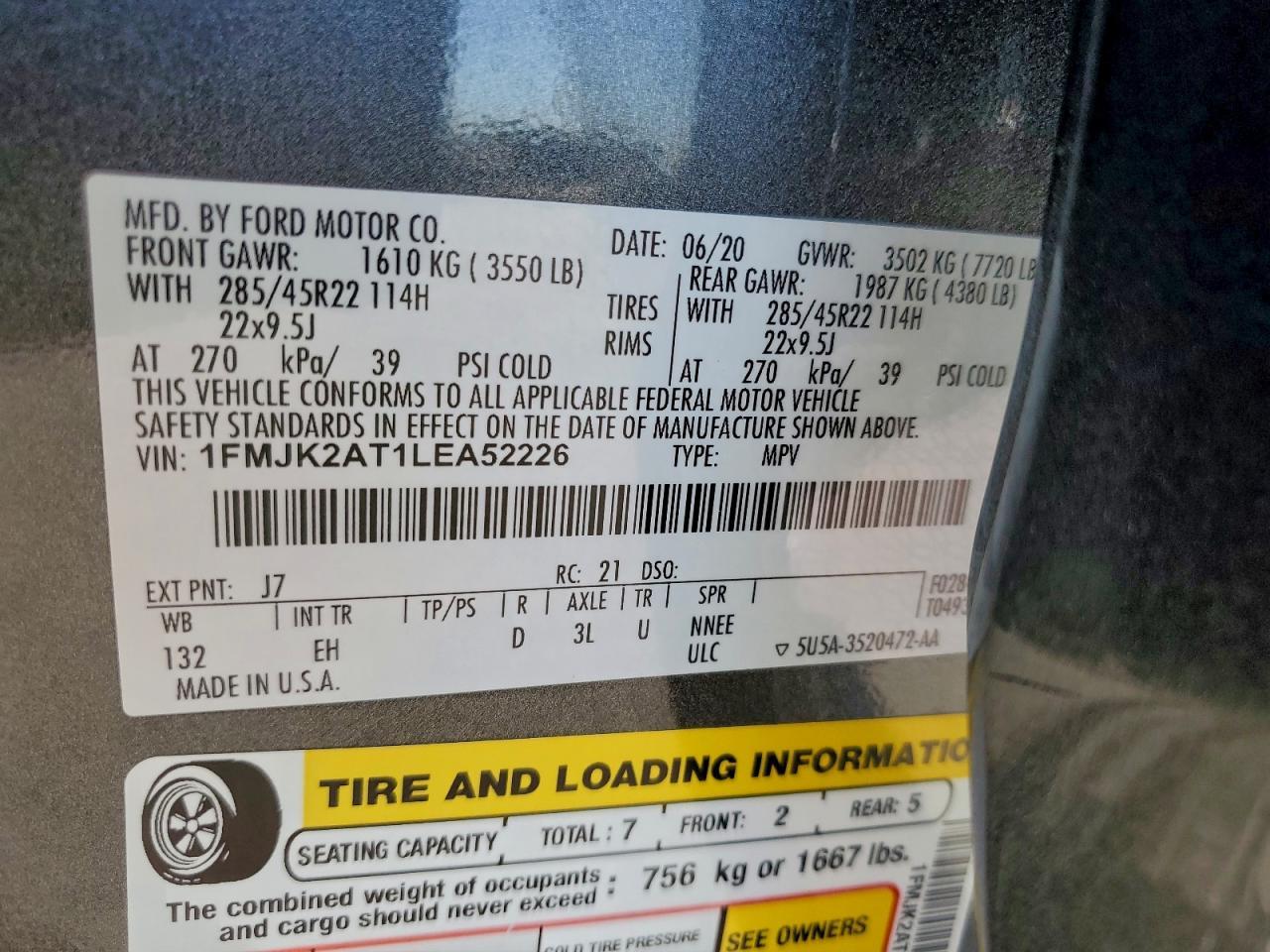 2020 Ford Expedition max Limited