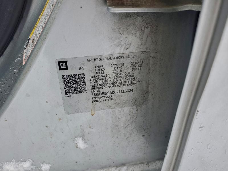 2019 Chevrolet Cruze lt