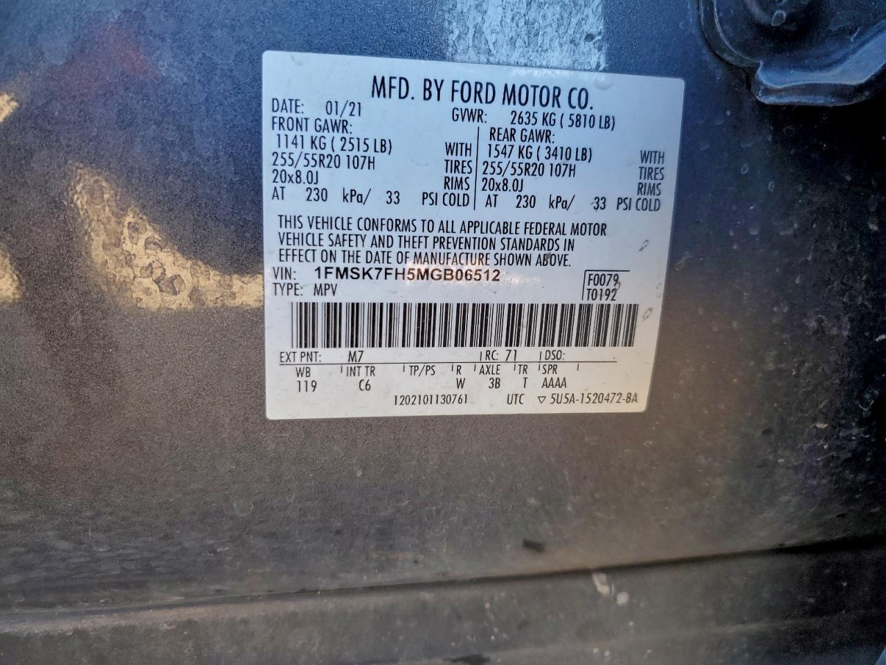 2021 Ford Explorer Limited