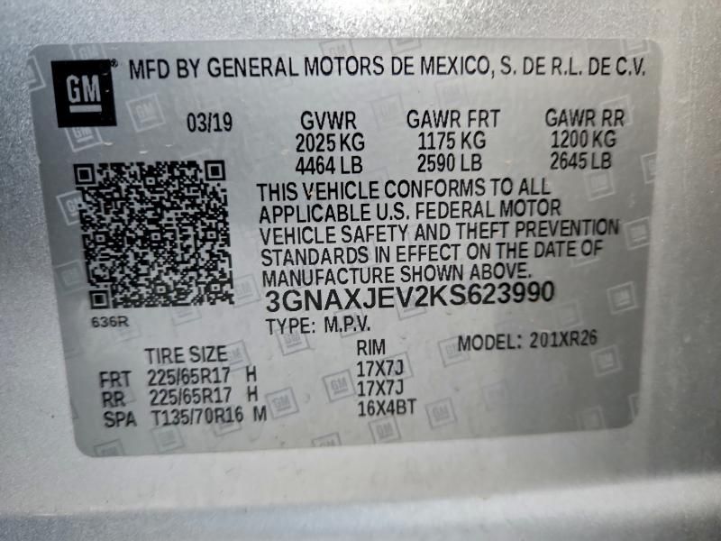 2019 Chevrolet Equinox lt