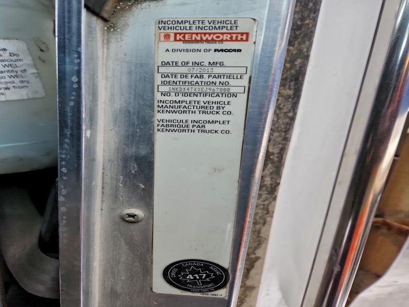 2014 Kenworth Construction T800