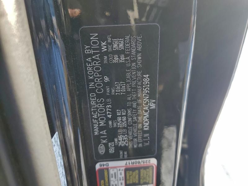 2022 KIA Sportage lx