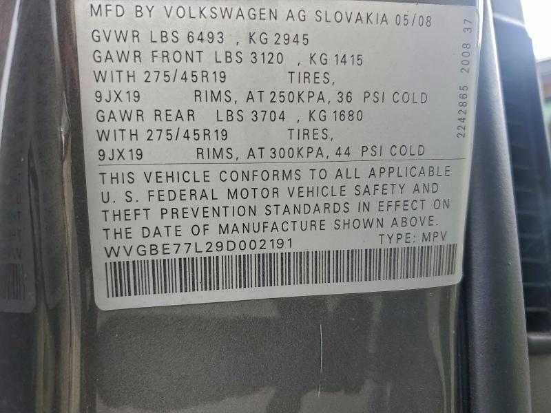 2009 Volkswagen Touareg 2 V6