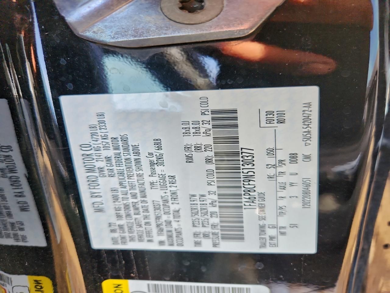 2022 Ford Mustang gt