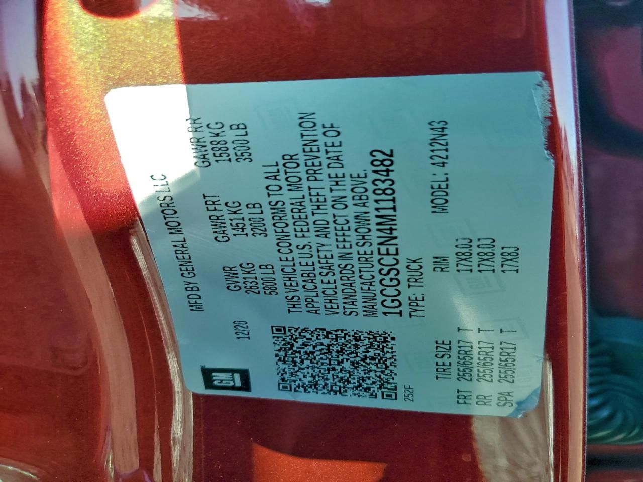 2021 Chevrolet Colorado lt