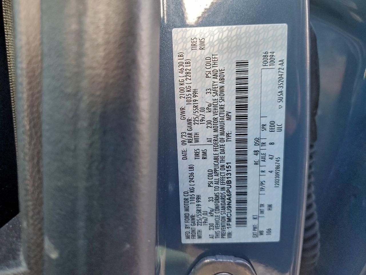 2023 Ford Escape st Line Select