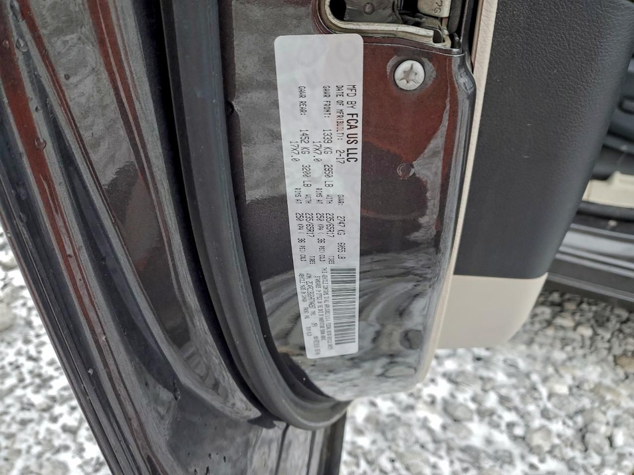 2017 Chrysler Pacifica Touring l