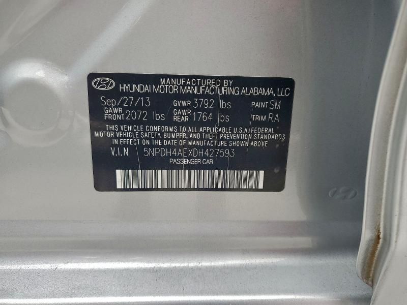 2013 Hyundai Elantra gls