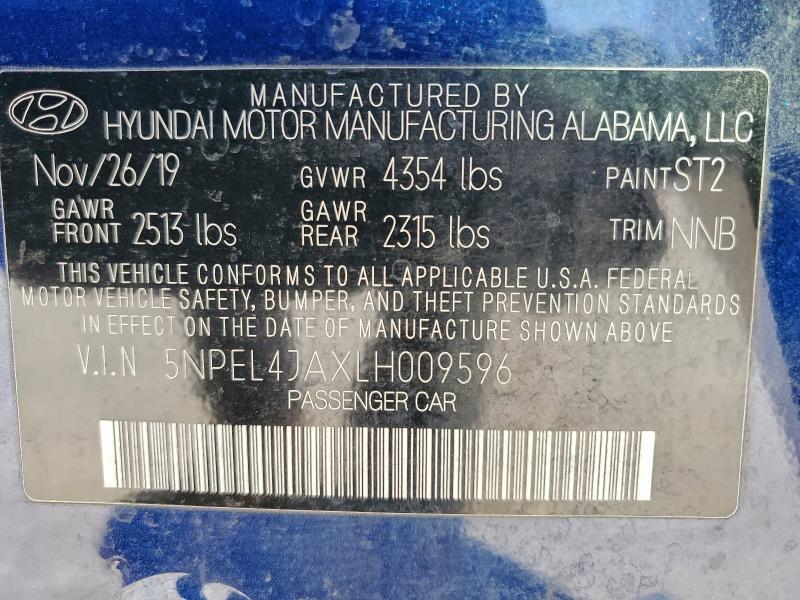 2020 Hyundai Sonata sel