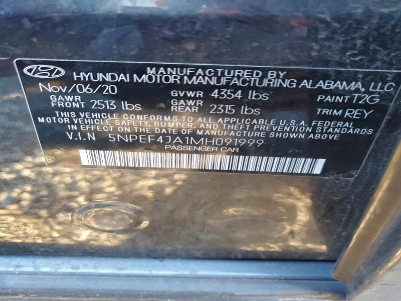 2021 Hyundai Sonata sel