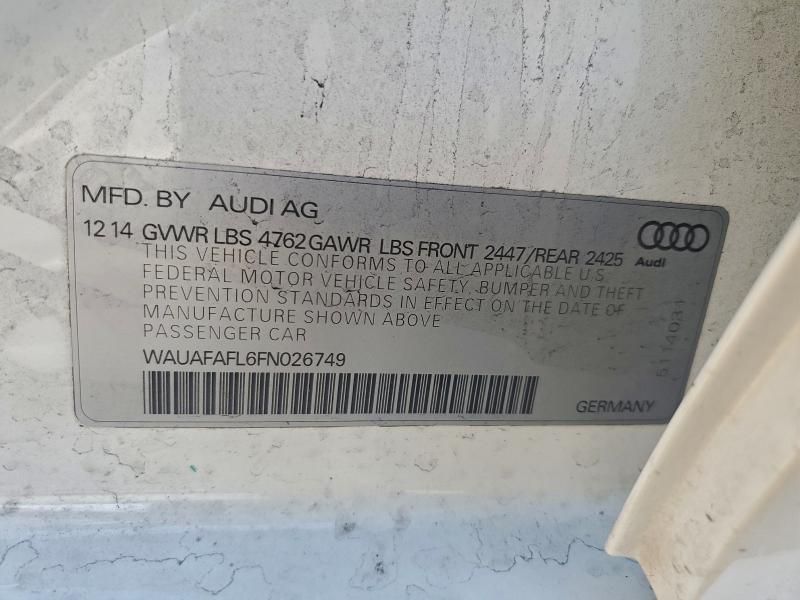 2015 Audi A4 Premium