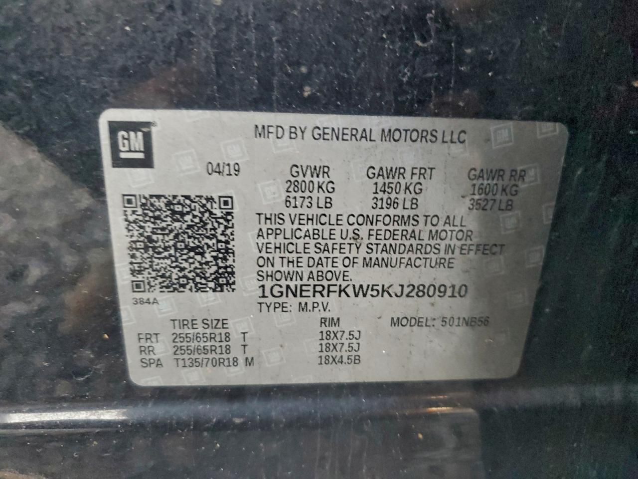 2019 Chevrolet Traverse ls