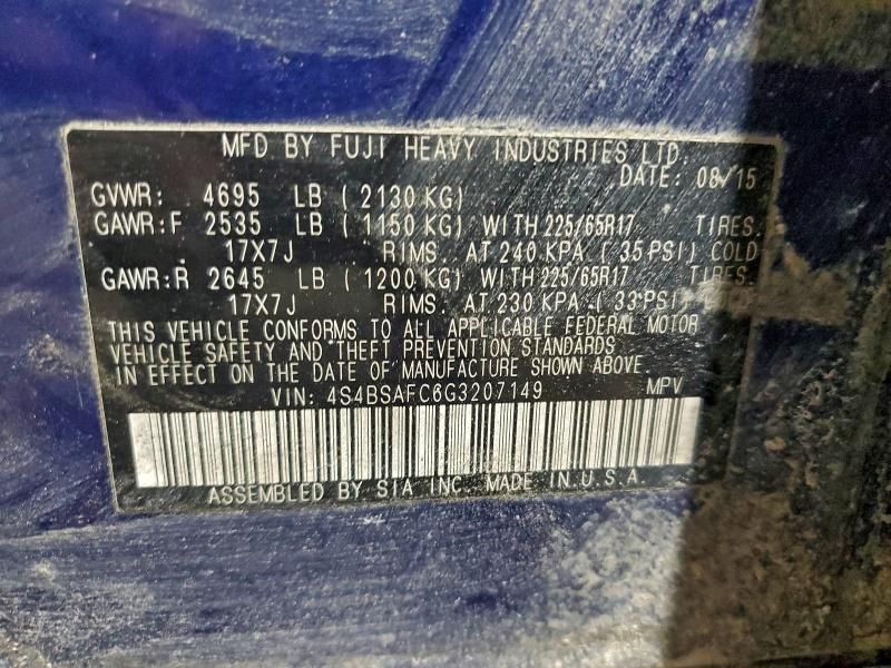 2016 Subaru Outback 2.5i Premium