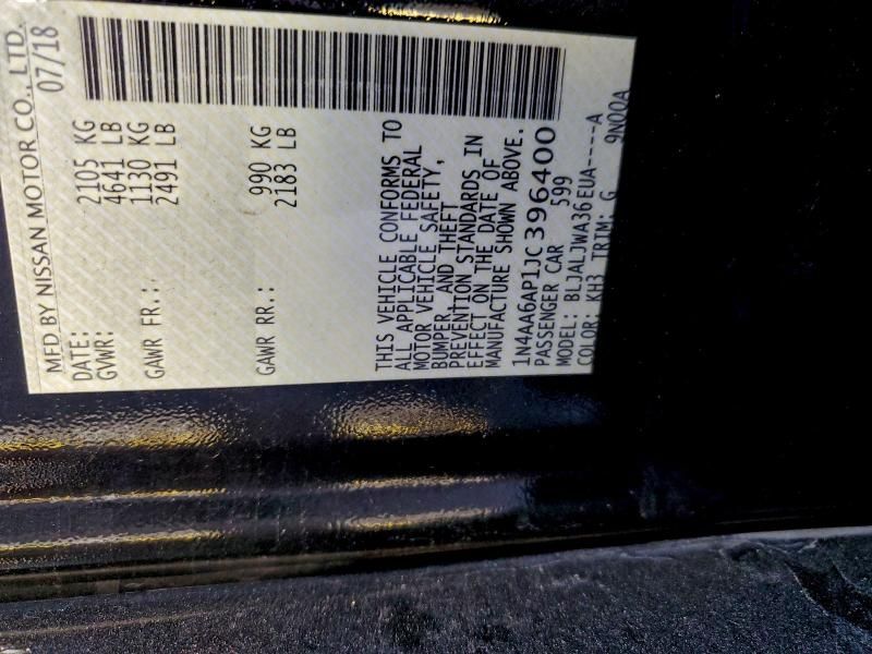 2018 Nissan Maxima 3.5 sv