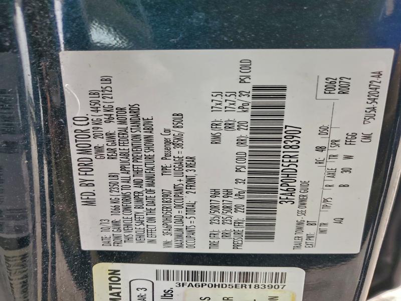 2014 Ford Fusion se