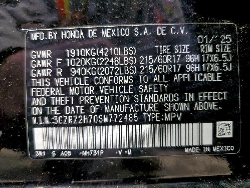 2025 Honda Hr-v exl