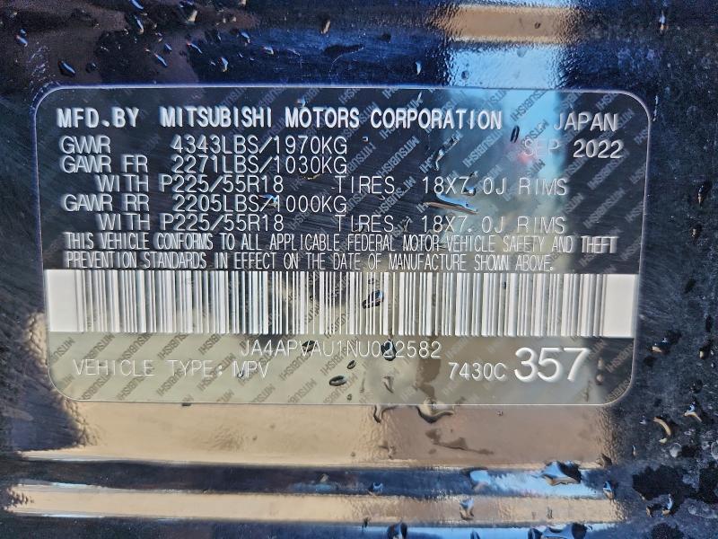 2022 Mitsubishi Outlander Sport se