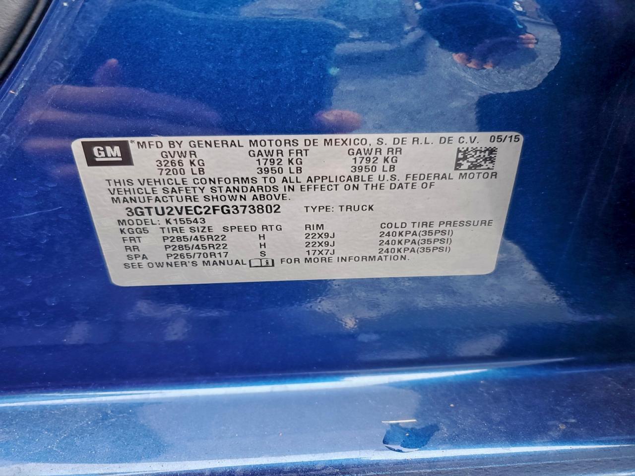 2015 GMC Sierra K1500 slt