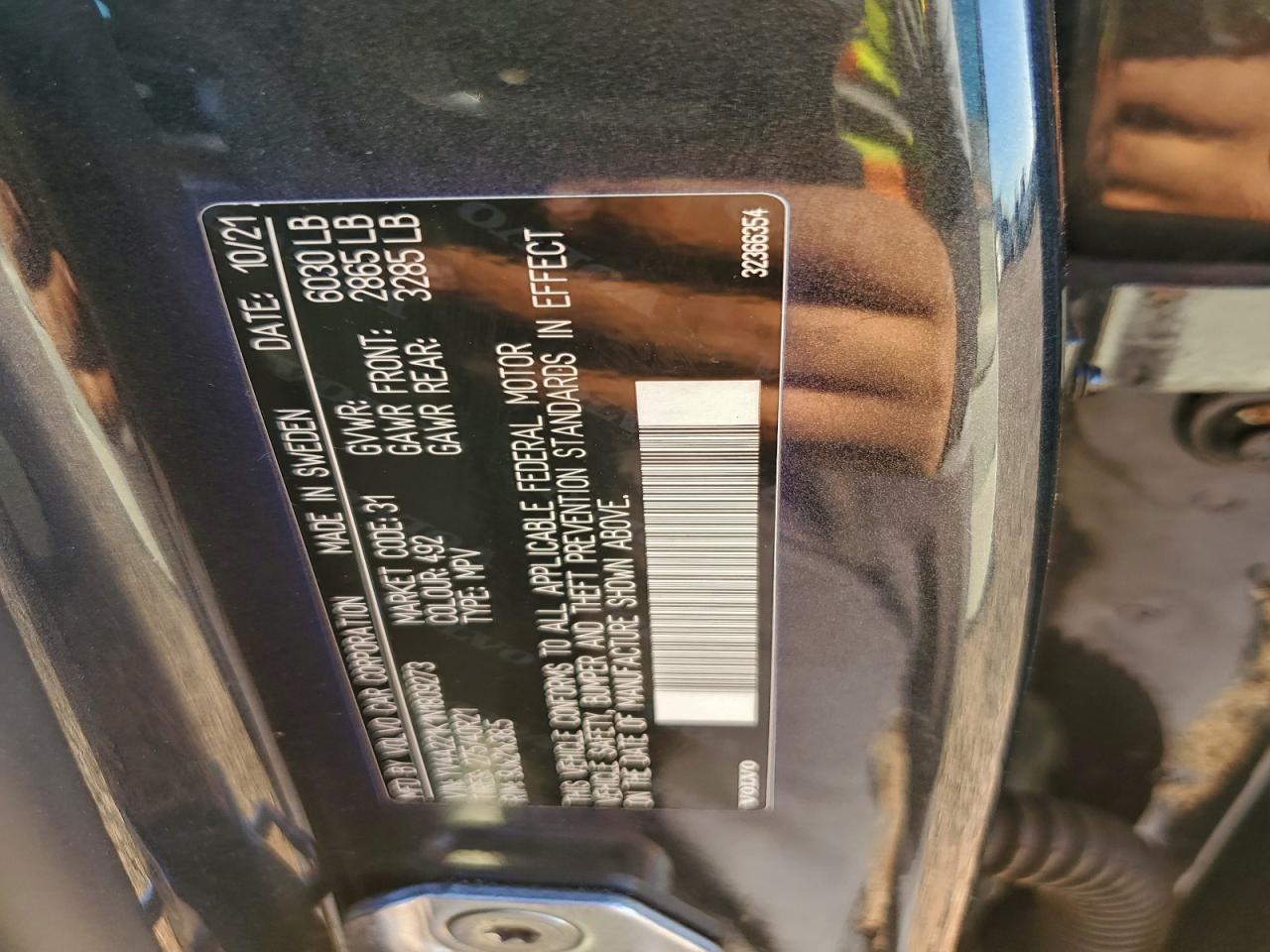 2022 Volvo Xc90 T6 Momentum