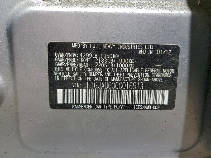 2012 Subaru Impreza Premium