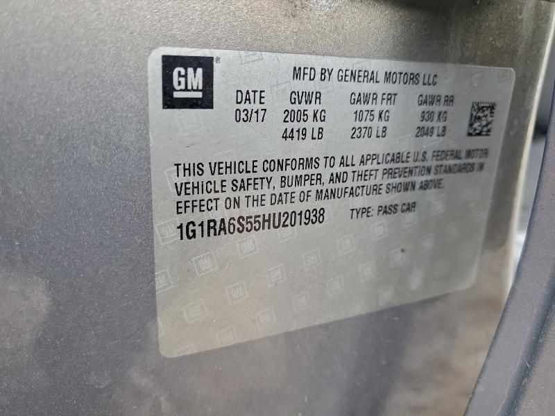 2017 Chevrolet Volt lt