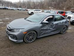Honda salvage cars for sale: 2021 Honda Civic Sport