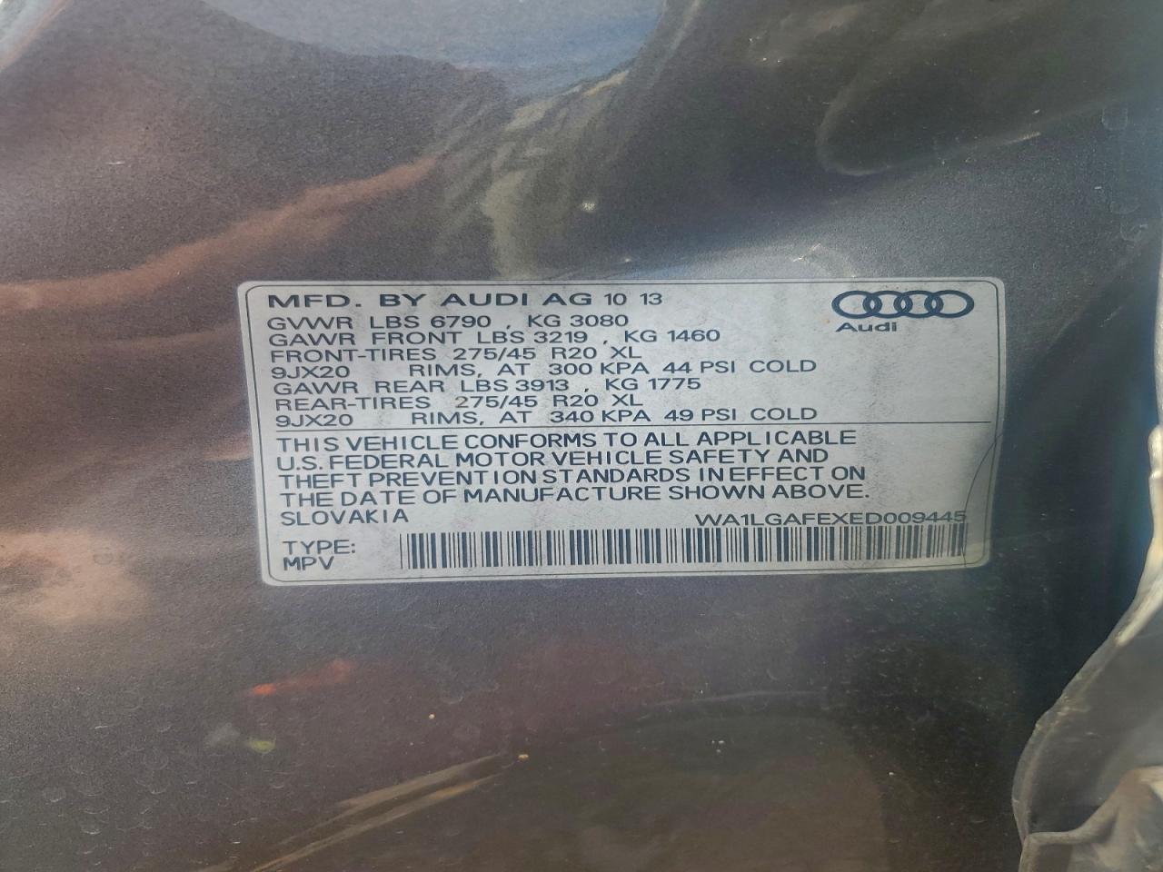 2014 Audi Q7 Premium Plus