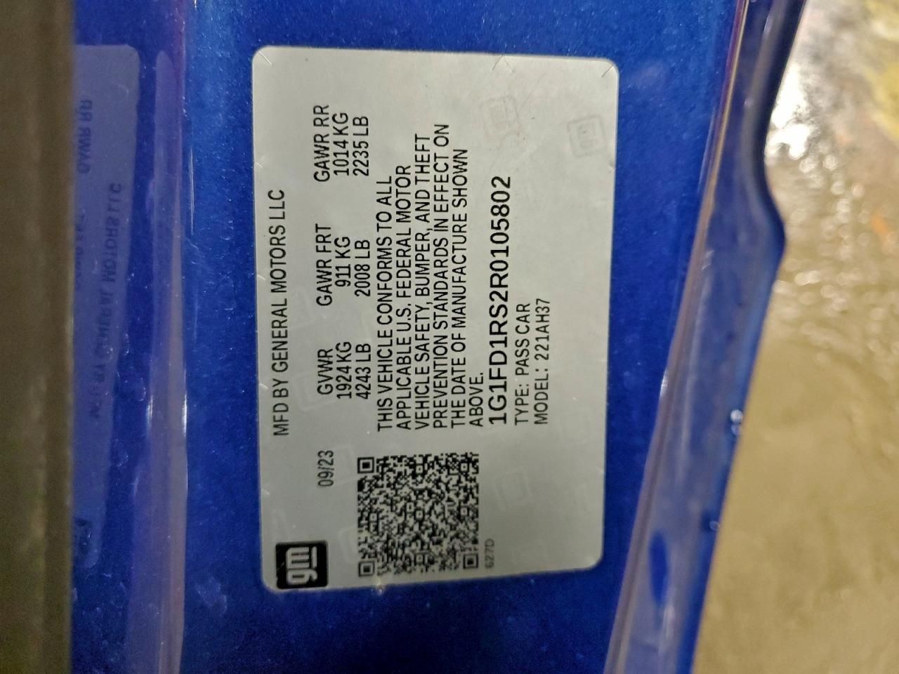 2024 Chevrolet Camaro lt