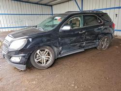 Chevrolet salvage cars for sale: 2016 Chevrolet Equinox ltz