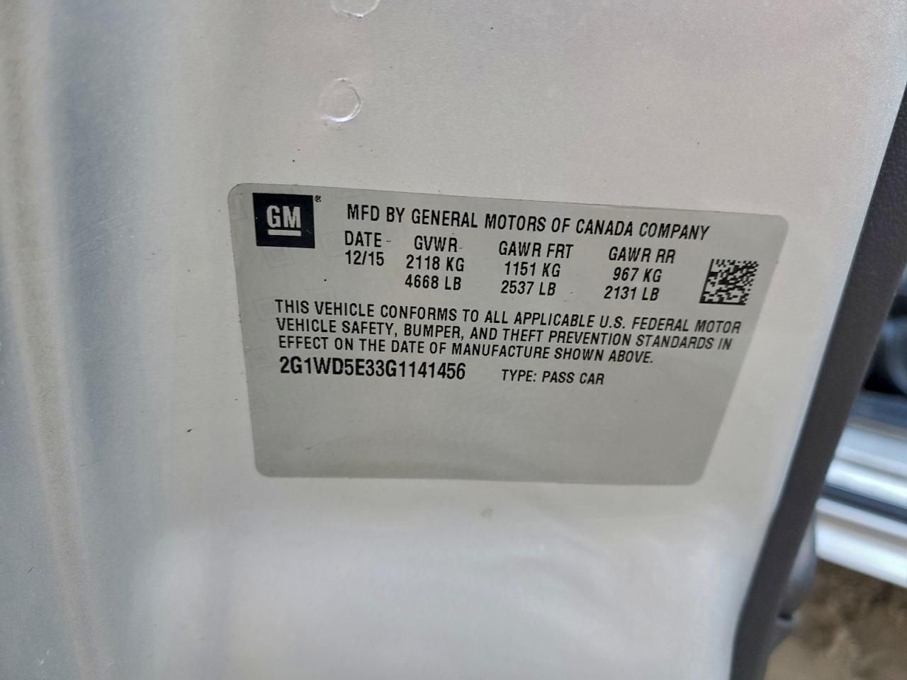 2016 Chevrolet Impala