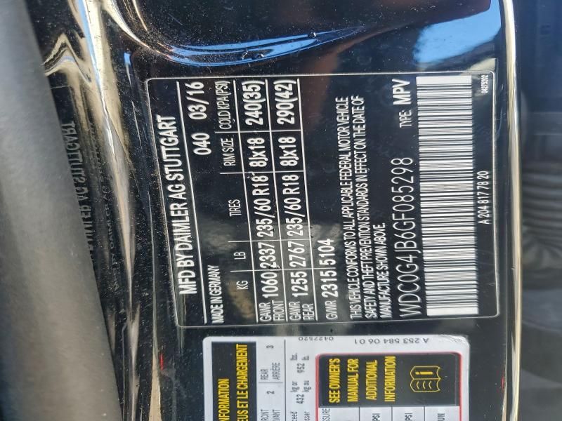 2016 Mercedes-Benz Glc 300