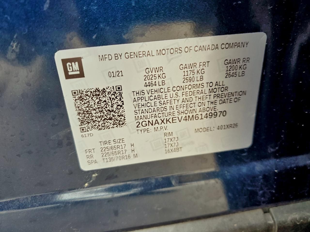 2021 Chevrolet Equinox lt