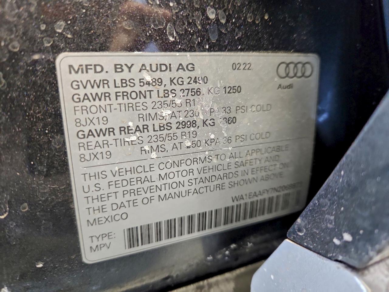 2022 Audi Q5 Premium Plus 45