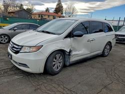 Honda Odyssey ex salvage cars for sale: 2015 Honda Odyssey ex