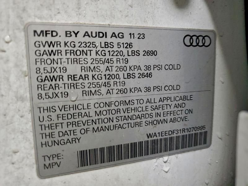 2024 Audi Q3 Premium Plus s Line 45