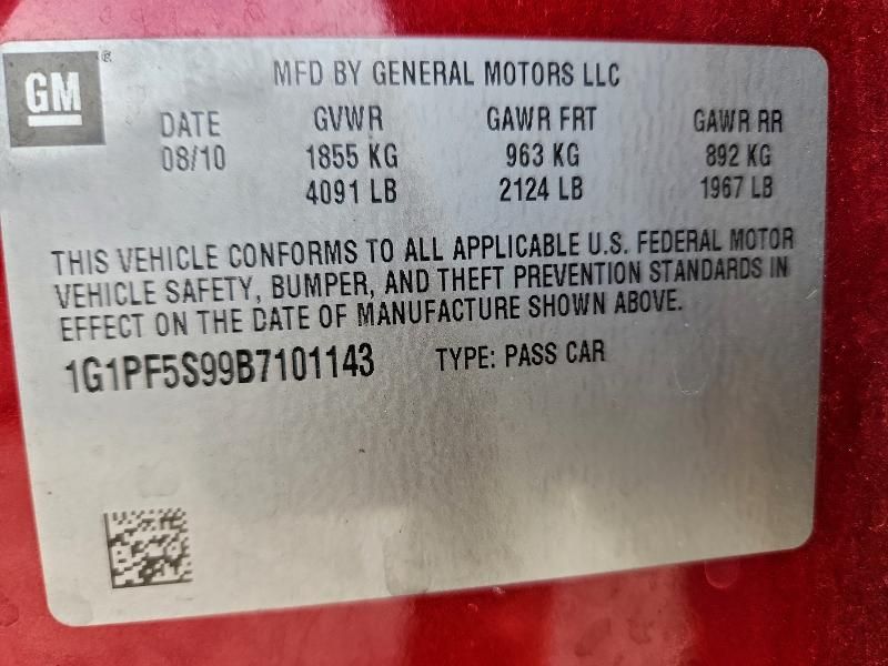 2011 Chevrolet Cruze lt