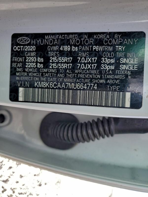 2021 Hyundai Kona sel Plus