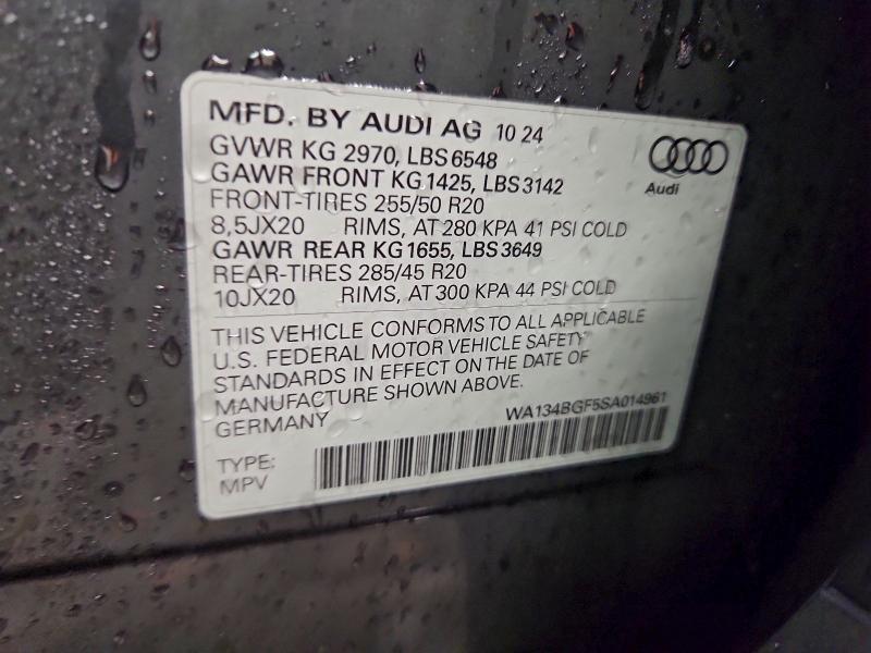 2025 Audi Q6 E-tron Prestige