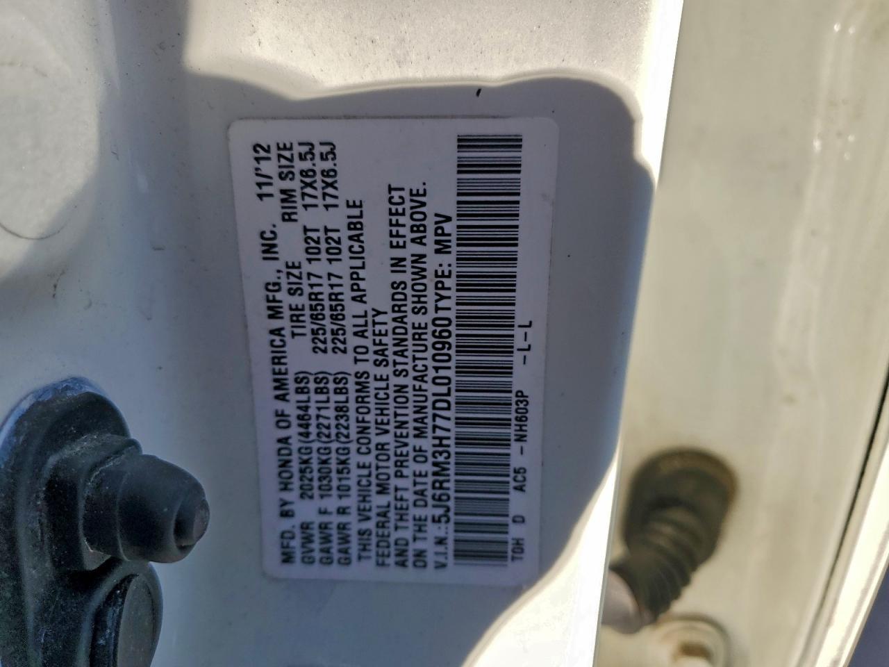 2013 Honda Cr-v exl