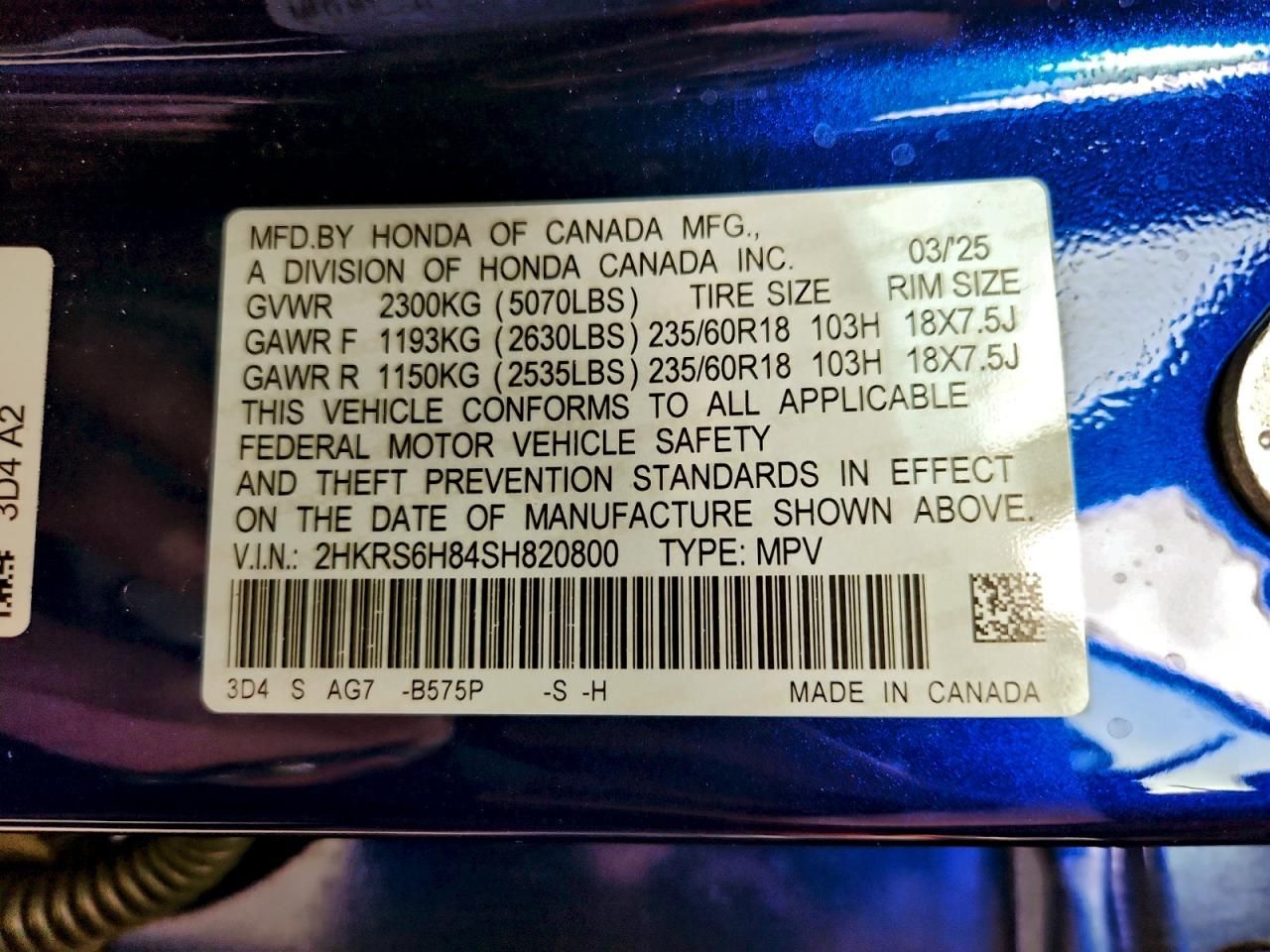 2025 Honda Cr-v Sport-l