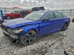 Honda salvage cars for sale: 2022 Honda Accord Hybrid Sport