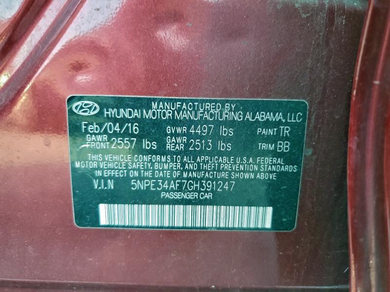 2016 Hyundai Sonata Sport